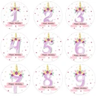 2448 шт., наклейки в виде единорога