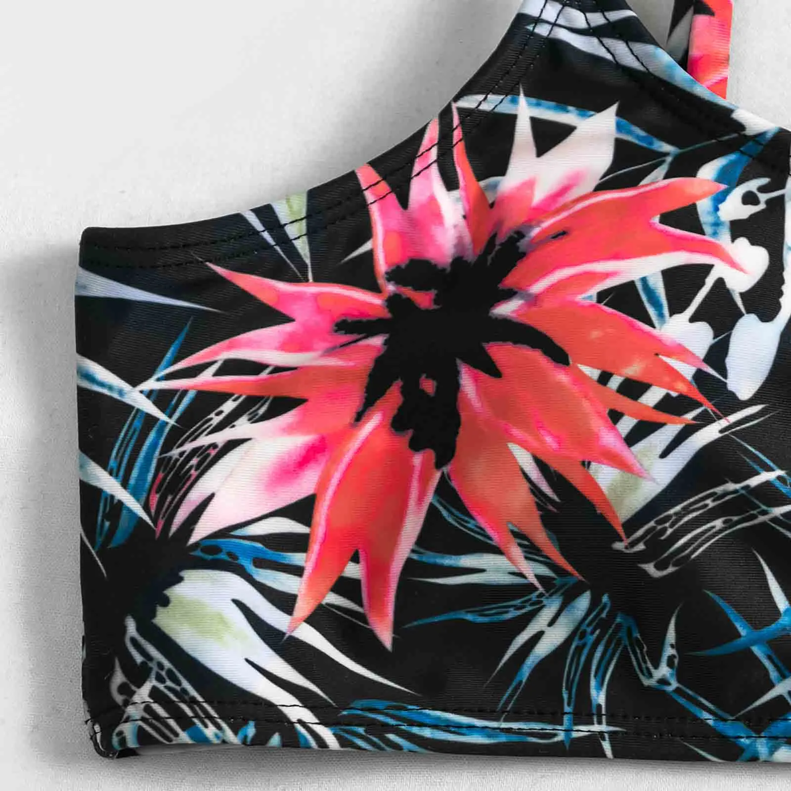 

Print Strappy Bikini Sets Sexy Lace Up Swimsuit Two Pieces Swimwear Women 2020 Beach Bathing Suits Swimwear Women 2021