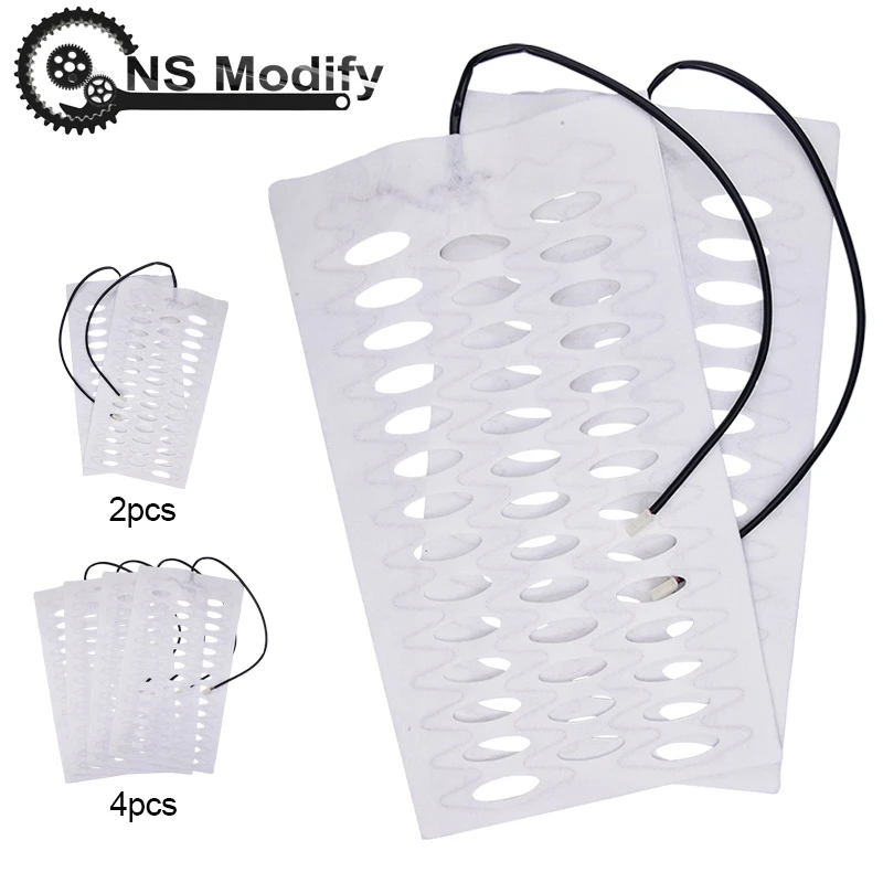 NS Modify 2/4 шт. универсальные автомобильные чехлы для сидений с подогревом 12 В