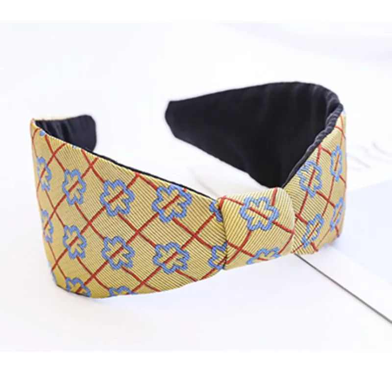 

New Women Wide Headband Winter Headdress Cute Flowers Knot Hairband Adults Hair Accessories Handmade Head Band Ladies Headdress