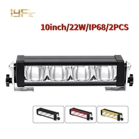 10inch light barwork light high power single row 12v 24v 36 volt led baroffroad for auto atv utv 4x4 accessories trucks