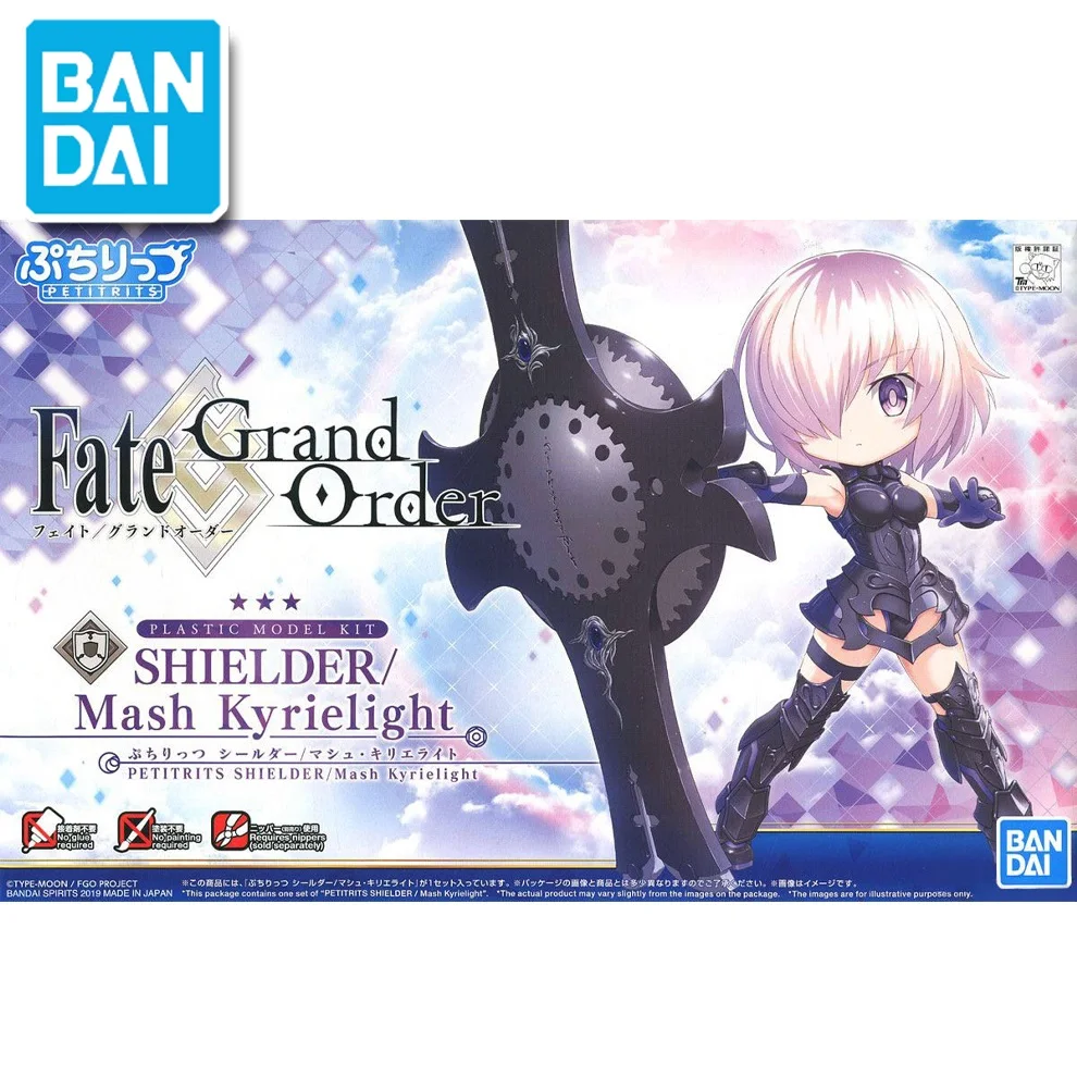 Оригинальный Fate Grand Order Shielder Mash Kyrielight модель Q Style детские игрушки сделай сам BANDAI |