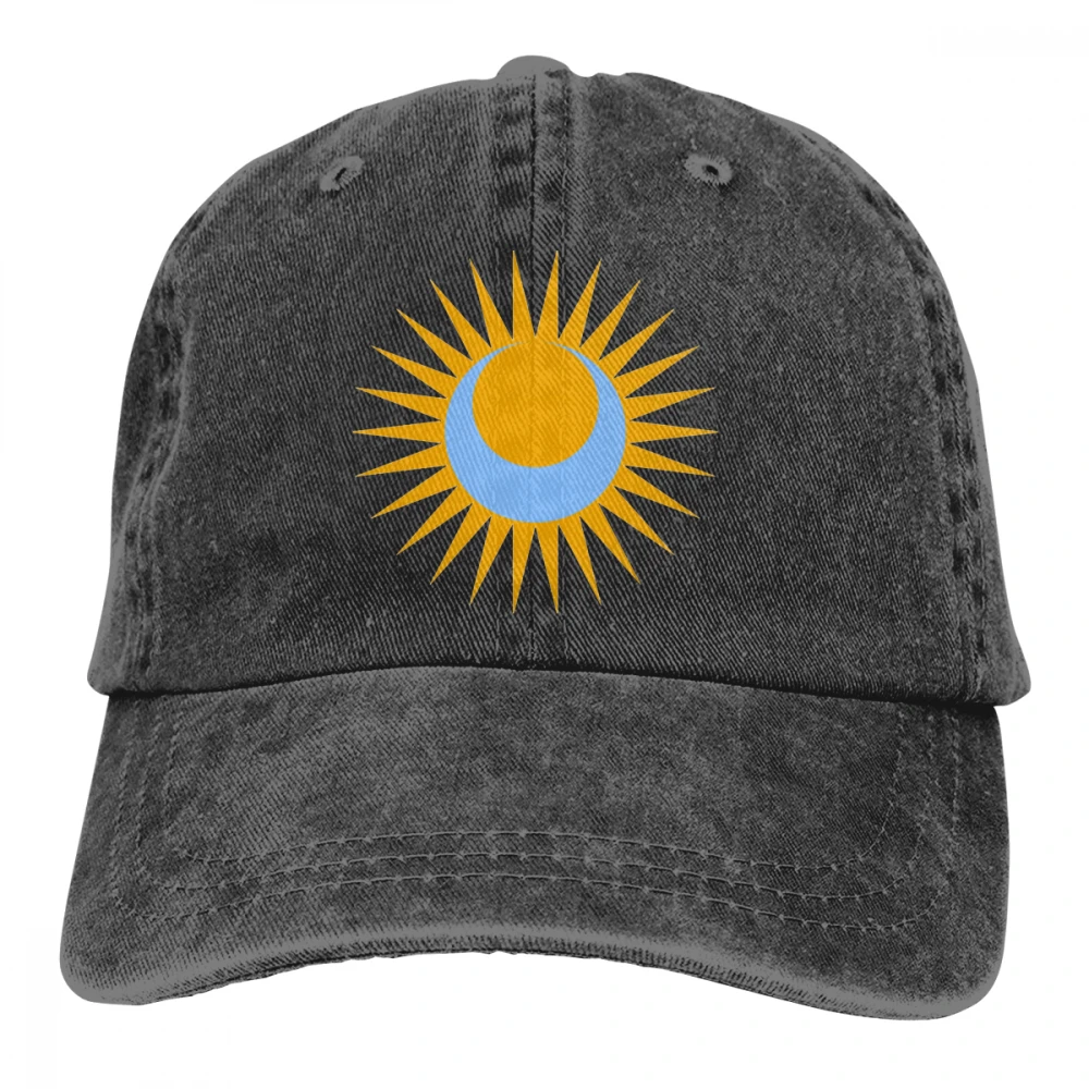 King Crimson Sun Casquette черные унисекс Мужские Женские джинсовые бейсболка с ремешком