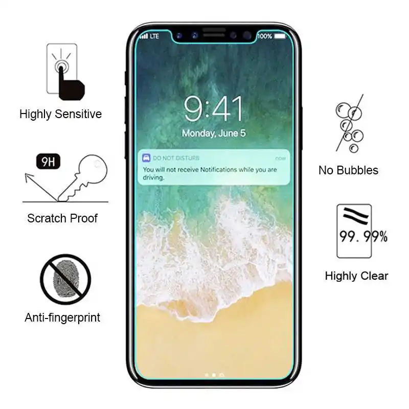 Закаленное стекло высокого разрешения для Google Pixel 6 5 XL 4 4a 5G 3a 3 Lite 2 Защитная пленка