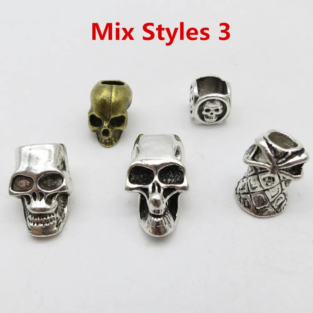 Трубчатые кольца для мужчин и женщин с черепами 5 шт.|dreadlock beads|dreadlock bead clipbeads dreadlock |