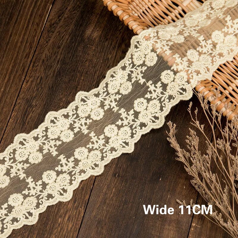 

Exquisite Fashion Water-soluble Transparent Net Yarn Embroidery Bow Ribbon Lace Decoration Curtain Clothing DIY Sewing Supplies