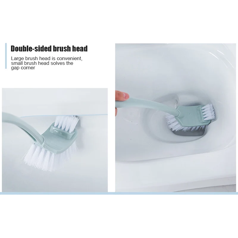 

Toilet Cleaning Brush Tool Long Handle with Base Holder for Hotel Home Bathroom J99Store