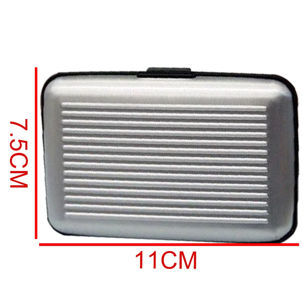 2019 анти RFID сканирующий защитный держатель для карт Алюминиевый металлический