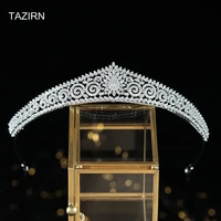 princess zircon tiaras crowns bride jewelry bride diadema rhinestone wedding hair accessories diademas de novia 2021