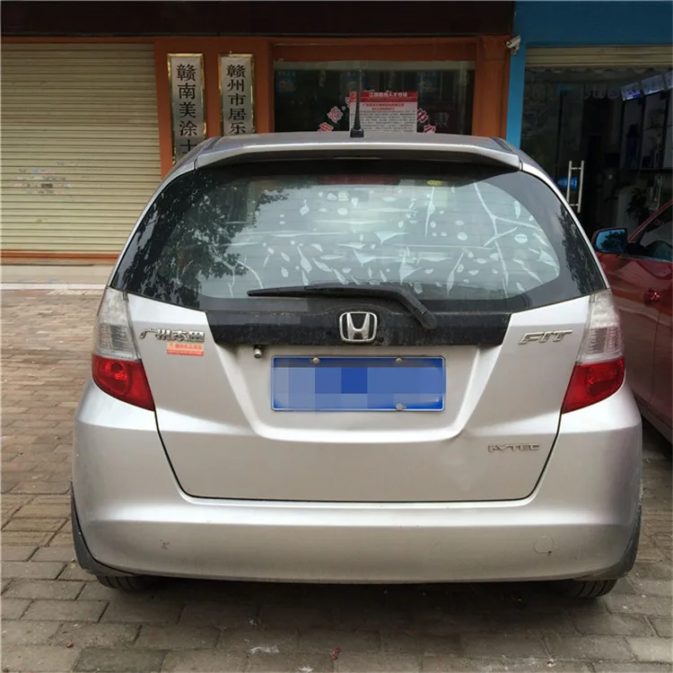 Спойлер для Honda Jazz YCKX 2008 2013 АБС пластик цвет заднего крыла автомобиля|Спойлеры и