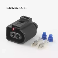 500pcs dj7025a 3 5 21 3 5mm 2pin amp car electrical wire connectors for audi bmwhondatoyotanissan and other models