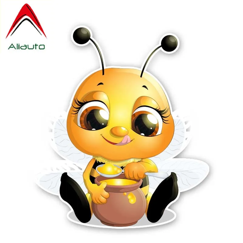 Автомобильная наклейка Aliauto Bees That Eat Honey ПВХ Наклейка для Toyota Ford Chevrolet Volkswagen Honda Hyundai
