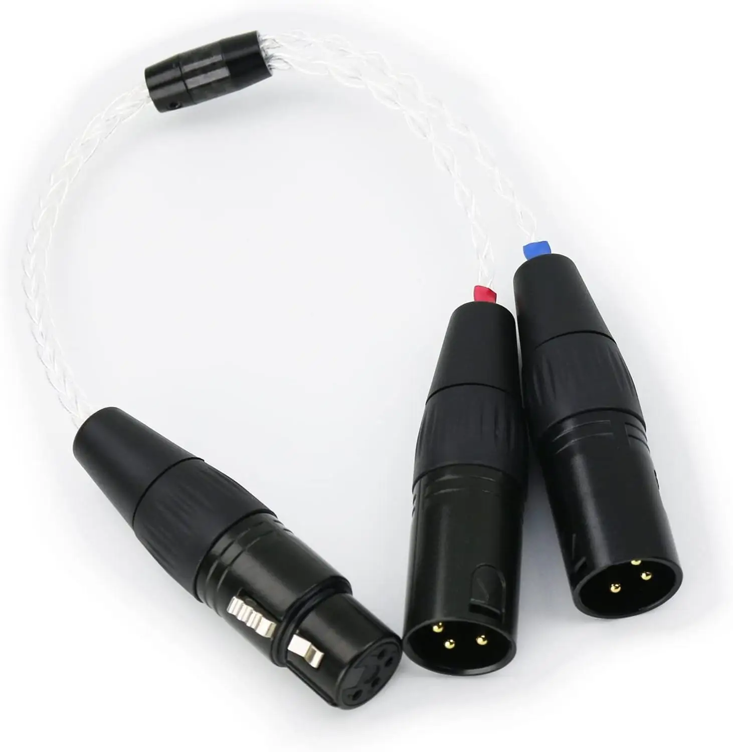 

Audiocrast 8-ядерный 7N OCC посеребренный 4-контактный XLR мама до 2x 3-контактный XLR папа сбалансированный кабель наушники аудио адаптер