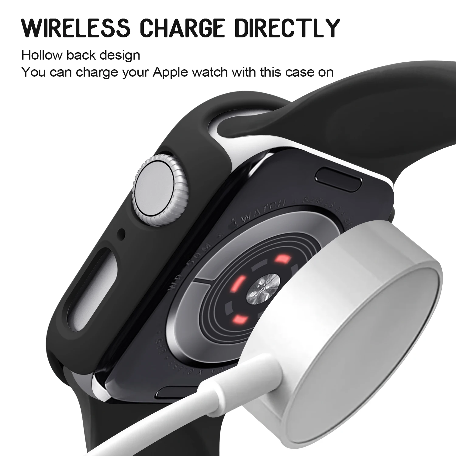 Cover For Apple Watch 7 case 45mm 41mm PC Shockproof Protection Shell For iWatch Series 6 5 4 3 38mm 40mm 42mm Bumper No Screen