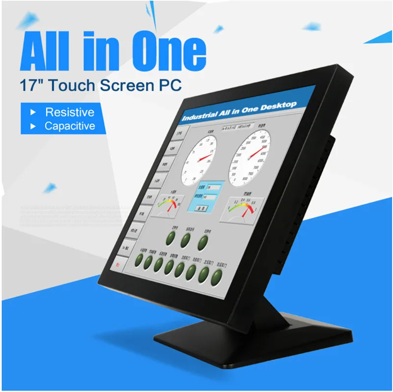 Yanling OEM 15 Inch All In One Computer Intel i5 4210u Dual Core Multi Point Touch Capacitive Screen Panel PC