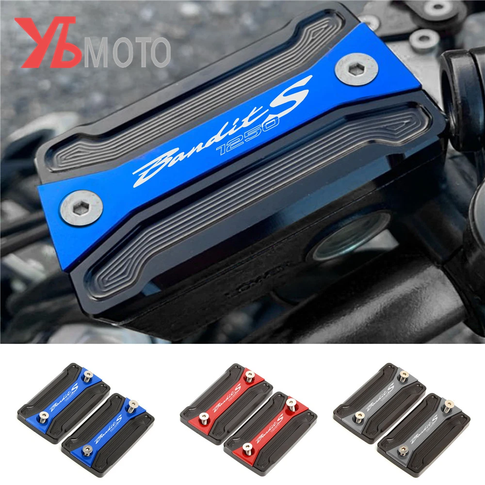 

1Pair Fluid Reservoir Cover Fit For SUZUKI Bandit 1250/1250S 1200N/S 650/650S/N Motorcycles Front Brake Clutch Cylinder Oil cap