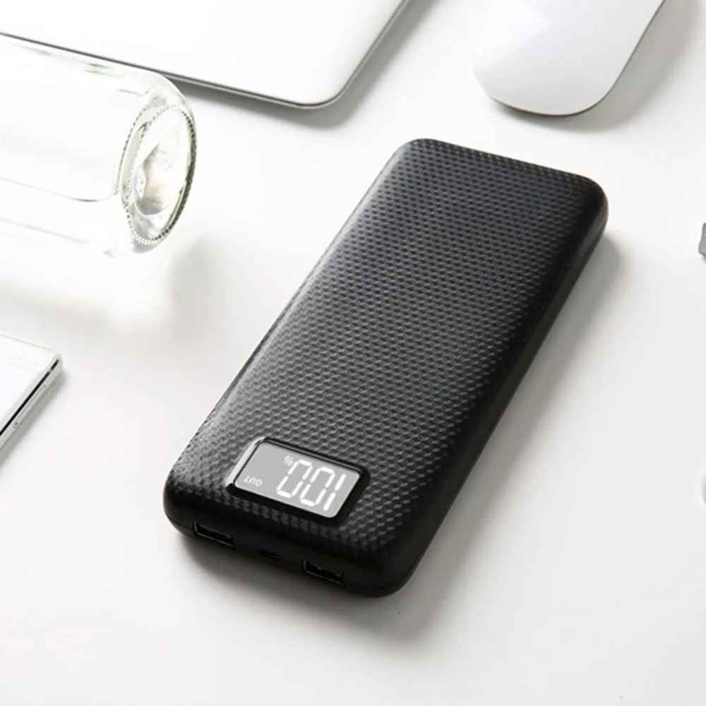 MY8 внешний аккумулятор корпус ЖК-цифровой дисплей двойной USB выход зарядное устройство чехол DIY наборы модуль 8 шт. 18650 Держатель батареи