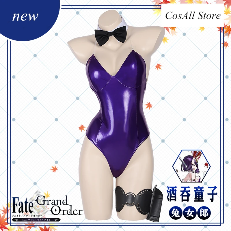 

Bunny gilr Shuten Douji Raikou FGO Cosplay Fate /Grand Order Shuten Douji Minamoto no Yorimitsu sexy jumpsuit cosplay costume