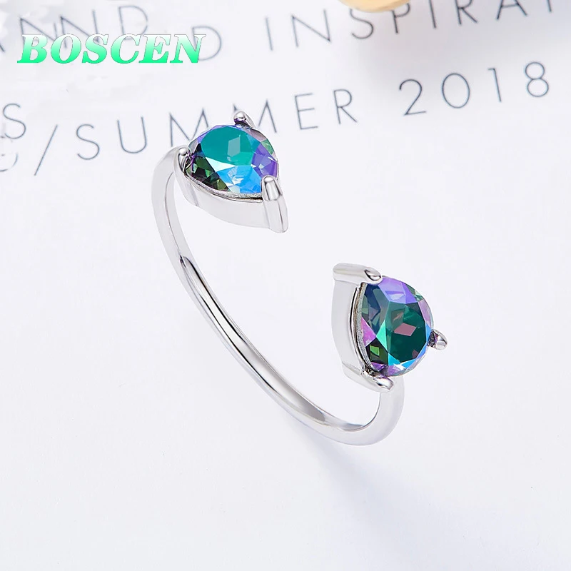 Женское кольцо из серебра 925 пробы с австрийским кристаллом|Кольца| |