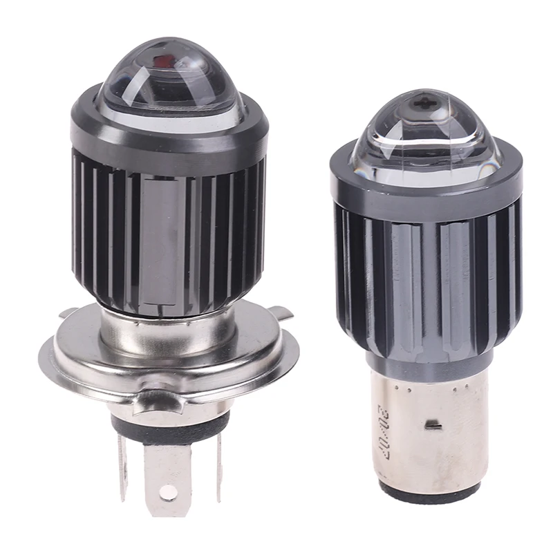 1pcs H4 H6 BA20D Moto Led Motorcycle Headlight Bulbs CSP Lens 6000LM Hi Lo Lamp Scooter Accessories Fog Lights 6000K 12V |