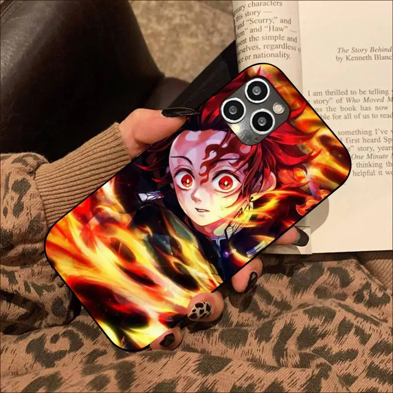 

Anime Japan Demon Slayer Kimetsu No Yaiba Phone Case for iPhone 8 7 6S Plus X 5S SE 2020 XR 11 12 mini pro XS MAX