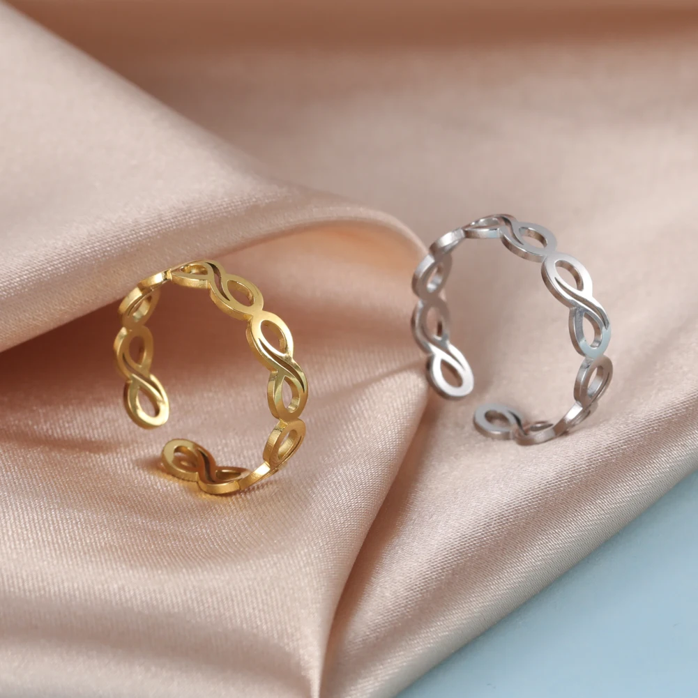 Skyrim геометрические бесконечные полые кольца регулируемые для женщин из