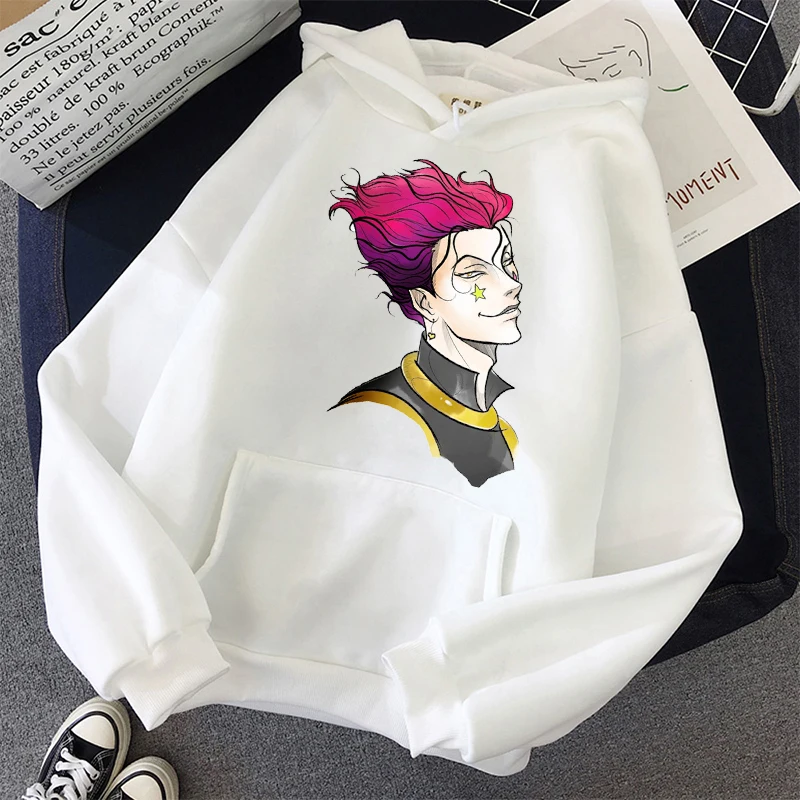 Зимний пуловер Hisoka morow в стиле аниме женские мужские кошачьи милые Poleron Mujer худи с