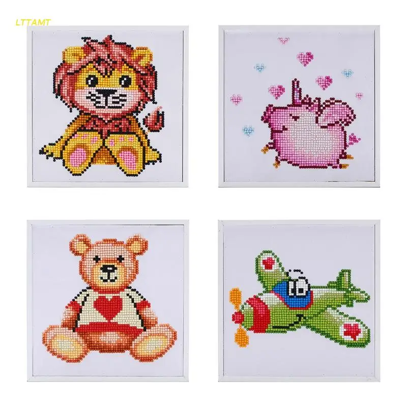 

3D Diamond Painting Kit Art Craft 3D Diamond Painting Kit for Girls with Frame