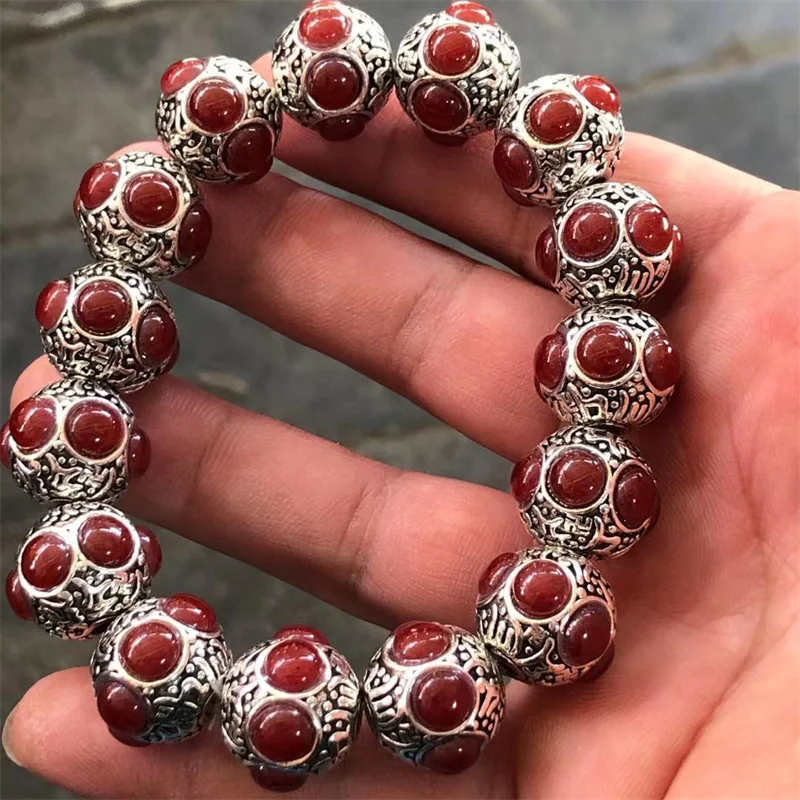 Лидер продаж модные ювелирные изделия из натурального серебра Ibetan ручной работы