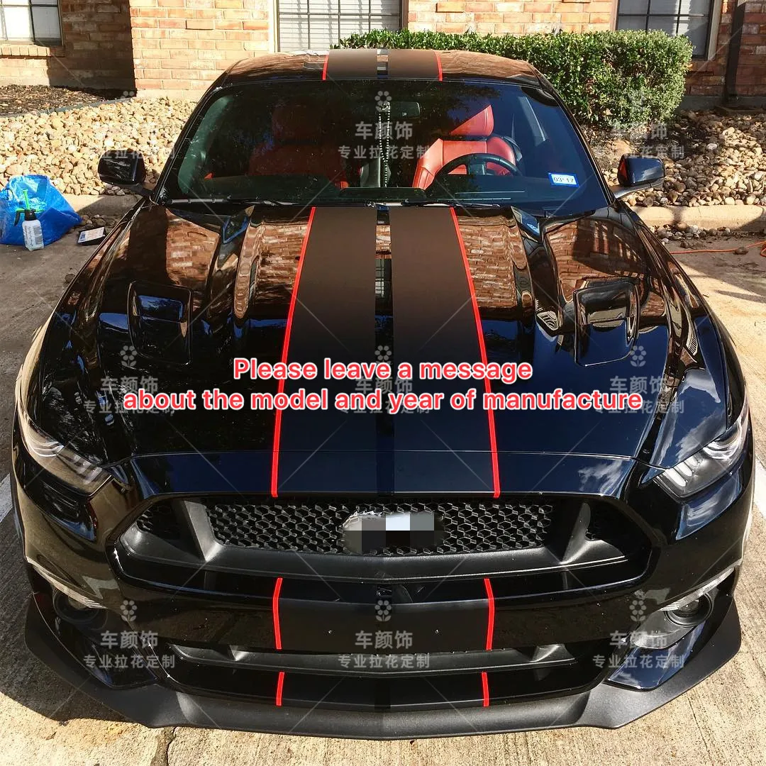 Гоночный спортивный стиль полоски виниловые наклейки в виде Фотообоев c