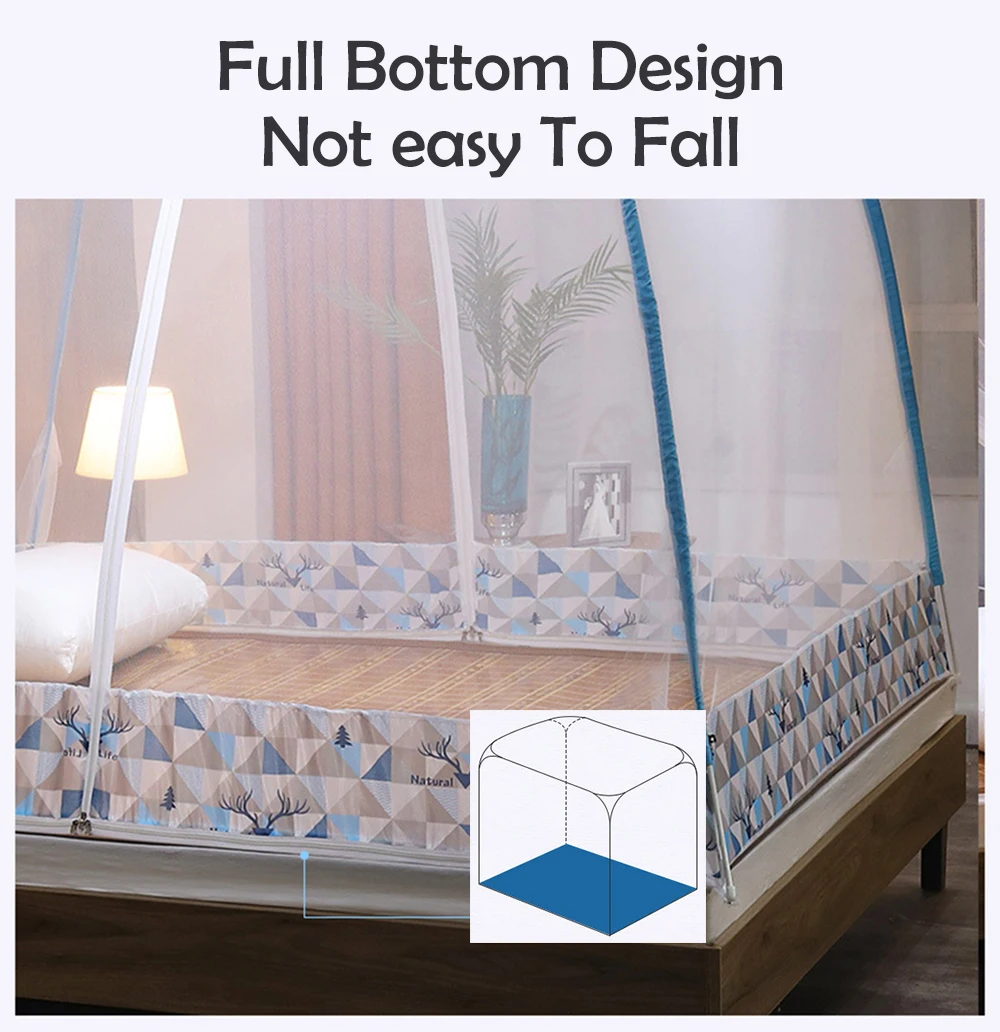 3Size Mosquito Net Dome Repellent Insect Netting Canopy Dormitory Household Bedroom Encryption NetTent | Дом и сад