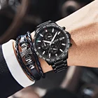 Роскошные мужские часы DOM, мужские водонепроницаемые часы с датой, мужские спортивные часы, мужские кварцевые наручные часы 1338