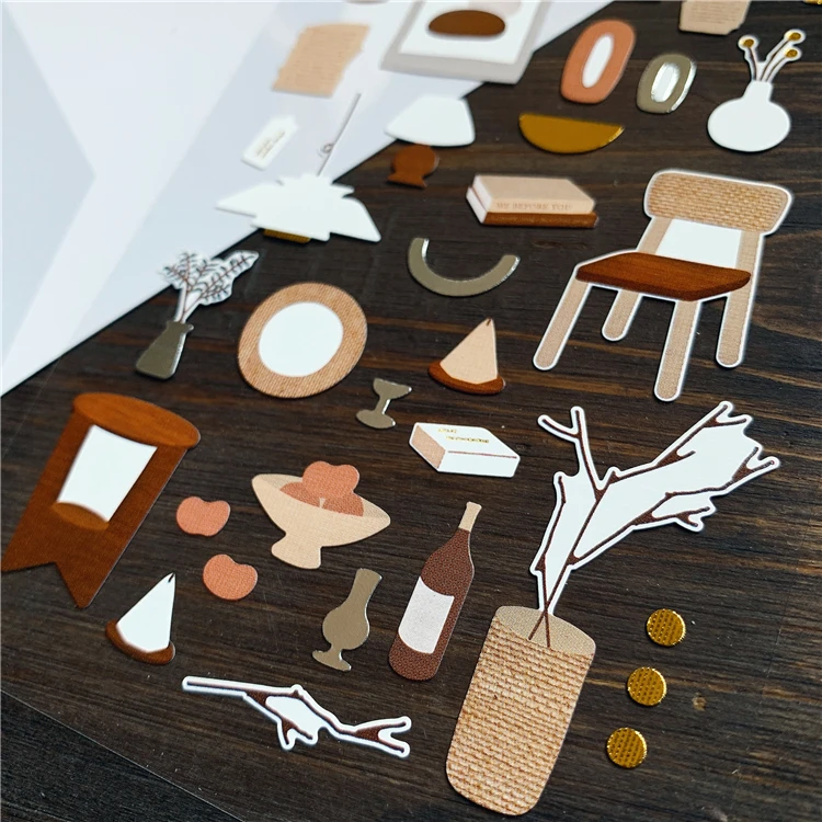 Корейский материал ins стиль дневник домашние японские бумажные наклейки diy