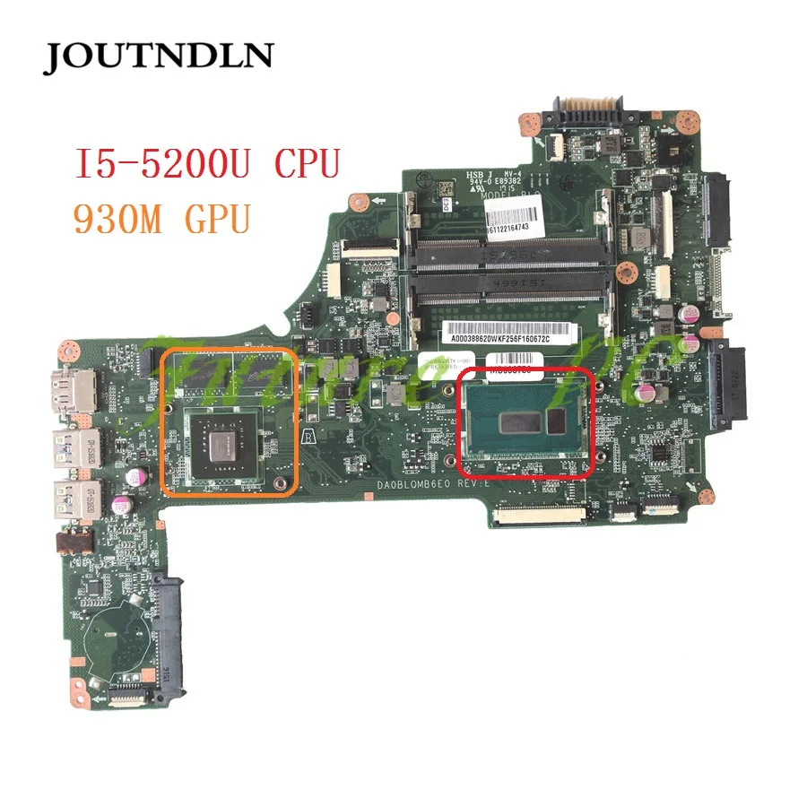 JOUTNDLN для TOSHIBA SATELLITE L50 L50-C материнская плата A000388620 DA0BLQMB6E0 W/Φ CPU 930M тестовая работа |