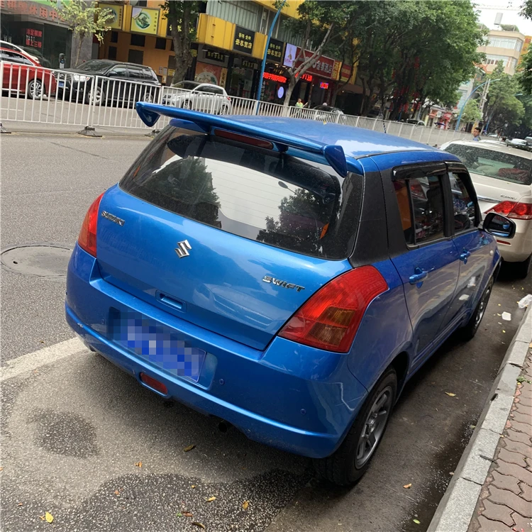 For SUZUKI Swift Spoiler 2007-2017 High Quality QQWX ABS Material Car Rear Wing Primer Color | Автомобили и мотоциклы