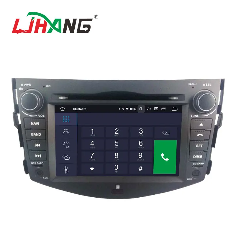 LJHANG Car DVD Player Android 10 For Toyota RAV4 Rav 4 2007-2011 WIFI Multimedia GPS Navigation 2Din Radio Video Stereo Auto | Автомобили