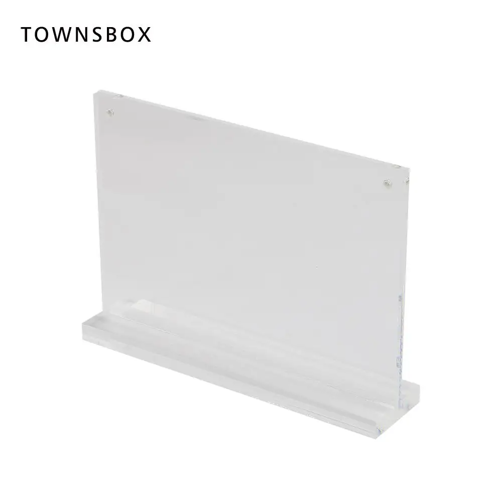 

t Acrylic Photo Poster Menu Picture Sign Label Holder Stand Frame A6 for Advertising Promotion Display Rack