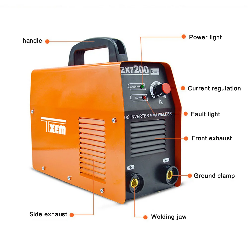 Сварочный аппарат дуговой сварки Инвертор 220 А сварочный цифровой в постоянного