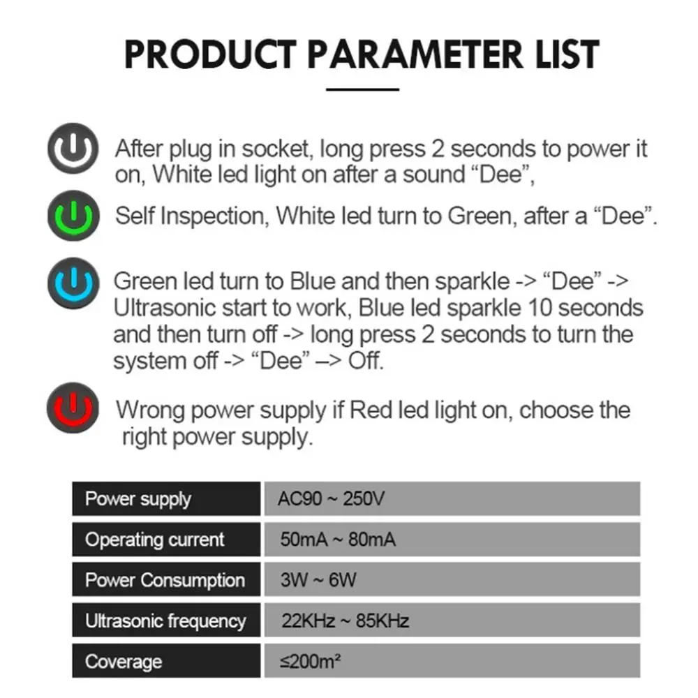 1 шт вредителями отклонить ультразвуковой Мышь тараканами средство Отпугиватель