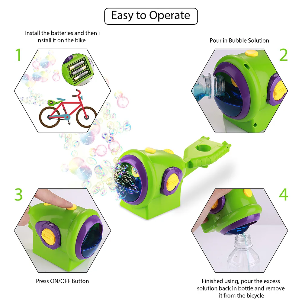 

Bubble Machine Bring Much Fun To Your Kids Good Heat Dissipation Bright Colors More Funny Interesting Bubble Toy For Kids