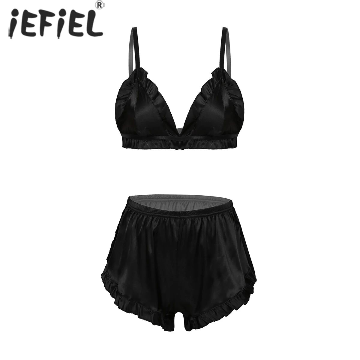 

Женский летний комплект, Экзотическая одежда, бюстгальтер на бретелях, майка с эластичным поясом, шорты, штаны, Клубная одежда, нижнее белье Sissy