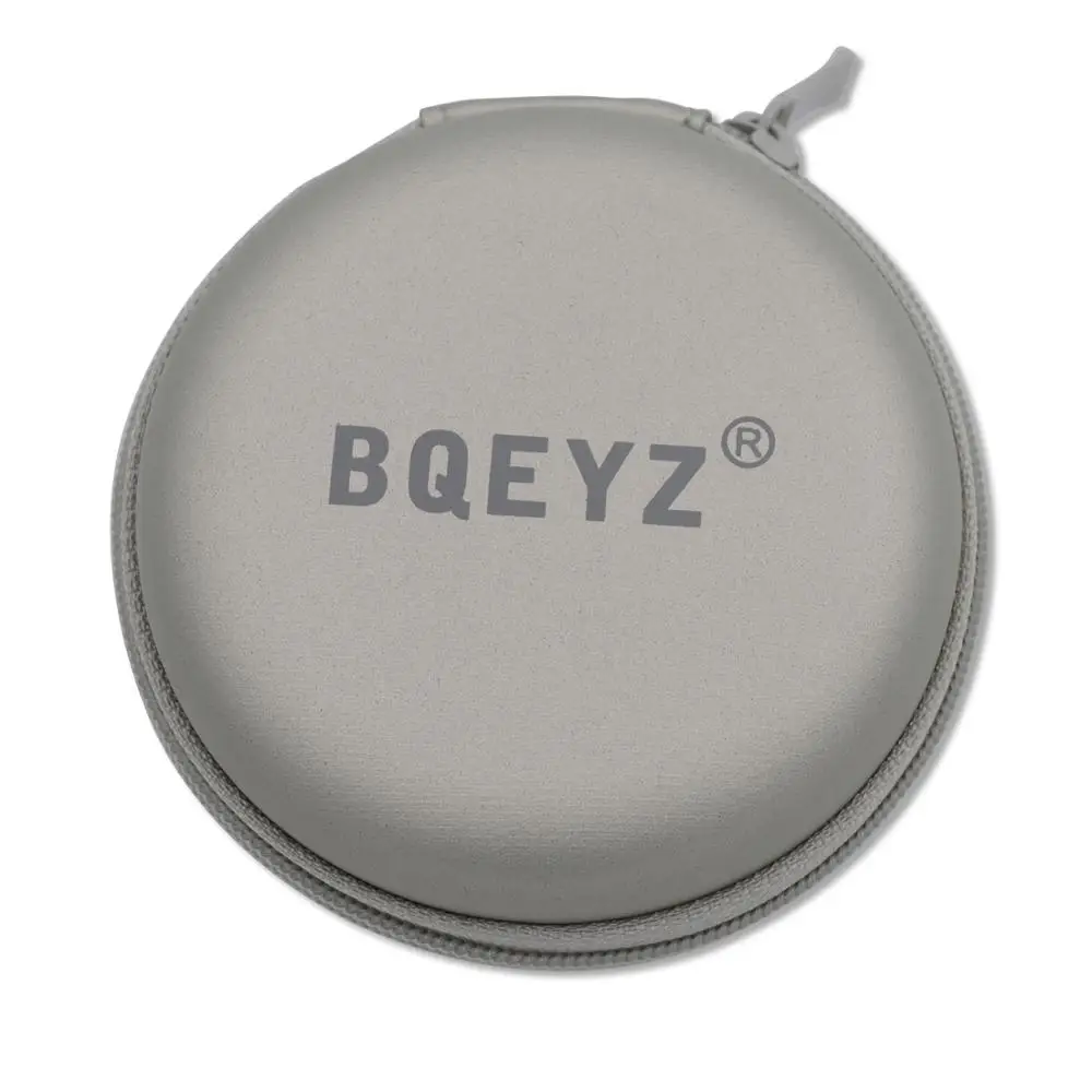 Новый BQEYZ чехол для наушников переноски Портативная сумка хранения в ухо кабель