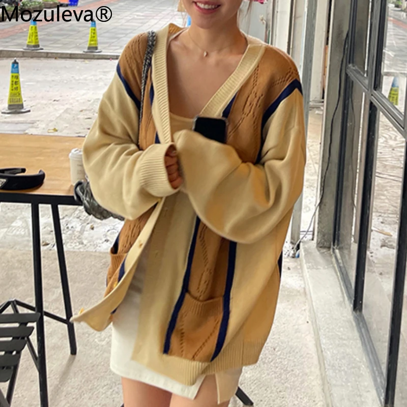 

Женская Повседневная Верхняя одежда, свободный Свитер оверсайз, 2021