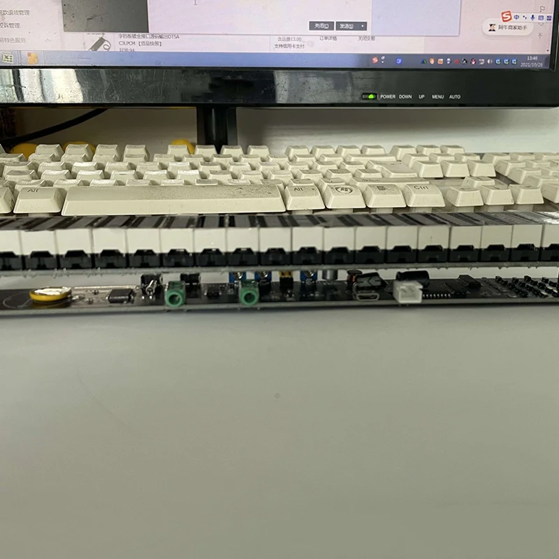USB 5 В или 12 стерео СЧЕТЧИК УФ индикатор анализатор спектра музыки 20-сегментный
