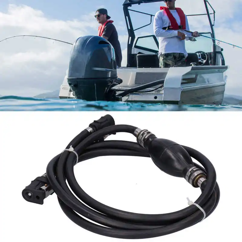 Топливная линия длиной 9,8 футов с ассемблеей коннектора 6Y2-24306-55-00, подходит для двигателей Yamaha 4-тактных и 2-тактных лодочных моторов.