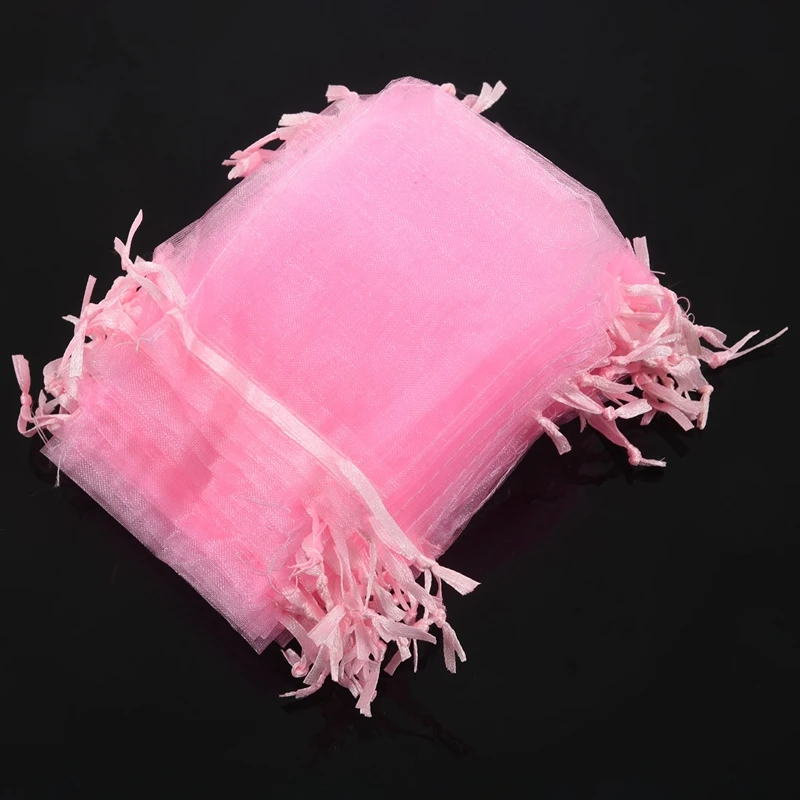 Подарочные сумки из органзы для свадебной вечеринки прозрачные ювелирных