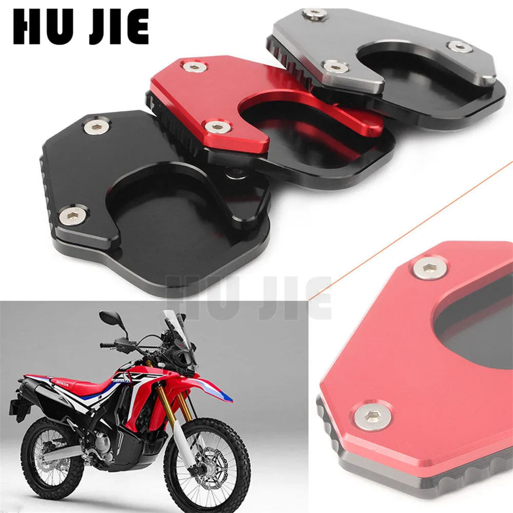 

Выдвижная ножка для мотоцикла, боковая подставка, удлинитель, опорная пластина для HONDA CRF 250 RALLY CRF 250L 2017 2018