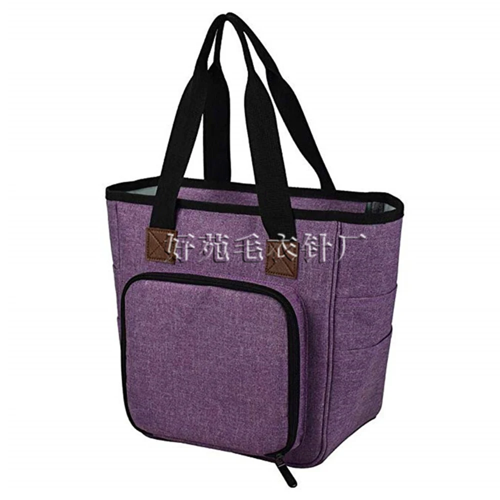 Набор спиц для вязания сумка хранения рукоделия крючки нитки держатель