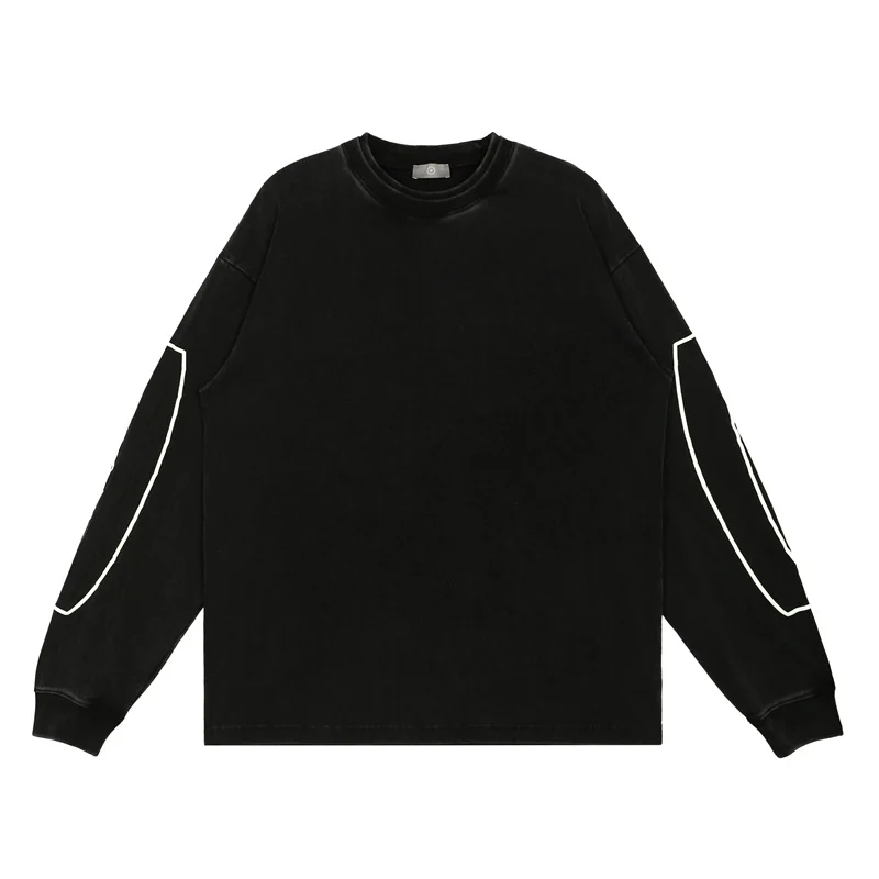 Осенне-зимний мужской и женский пуловер на санскрите высокого качества с длинным