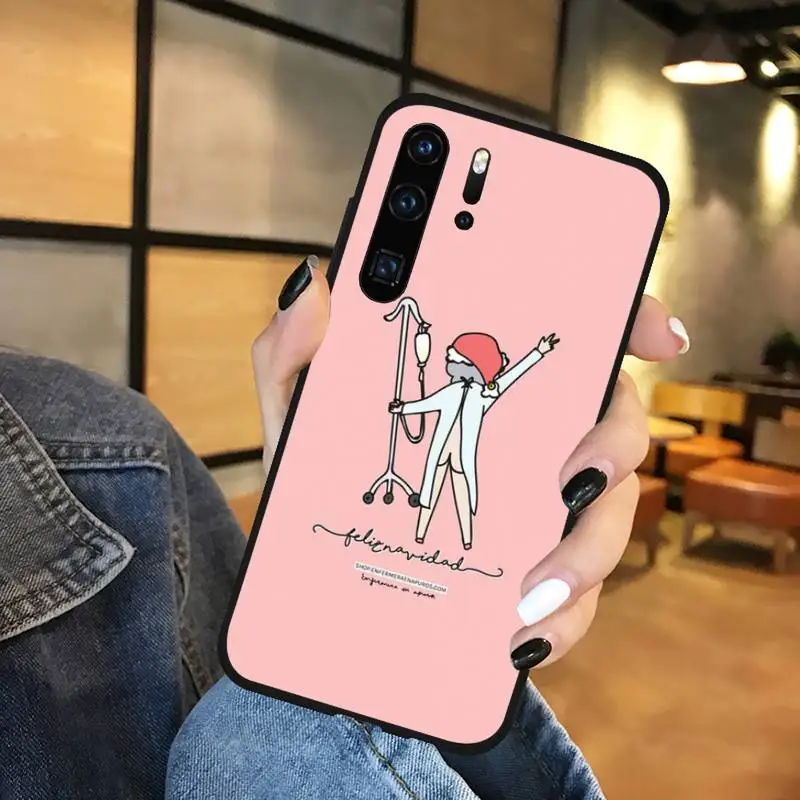 

Spain Medicine Doctor Nurse Phone Case For Huawei honor Mate P 9 10 20 30 40 Pro 10i 7 8 a x Lite nova 5t